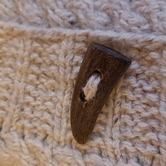 LAUREN RALPH LAUREN heathered cream hand knit sweater - Picture 8 of 8